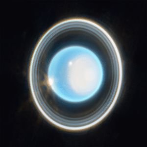 Photo d'Uranus prise par la NIRCam du JWST