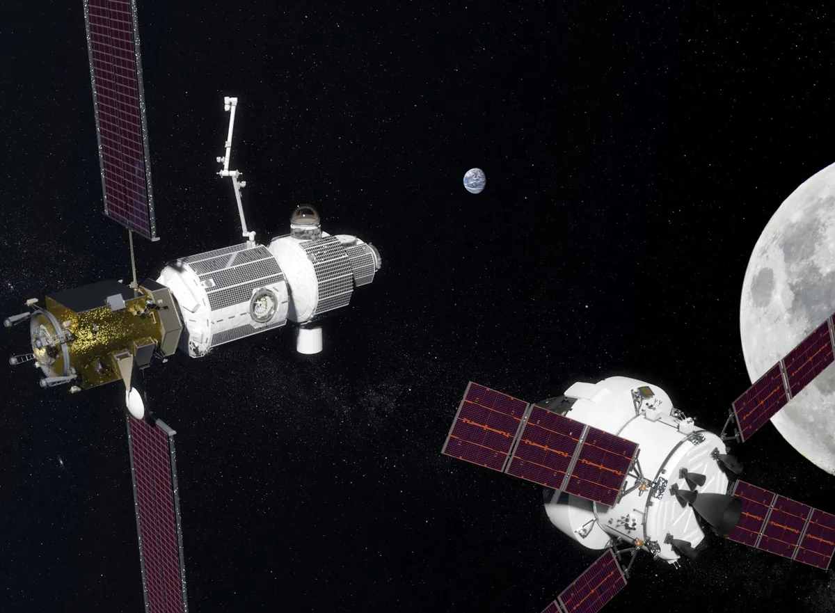 Gateway station lunaire orbite NASA modules HALO I-Hab concept Artemis calendrier incertain