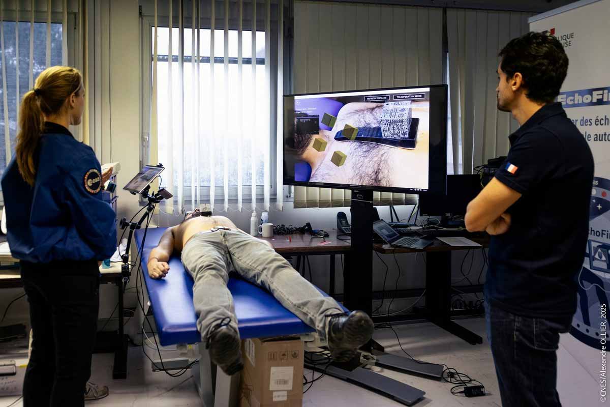 Sophie Adenot mission ISS EchoFinder échographie IA réalité augmentée expérience CNES ESA 2026