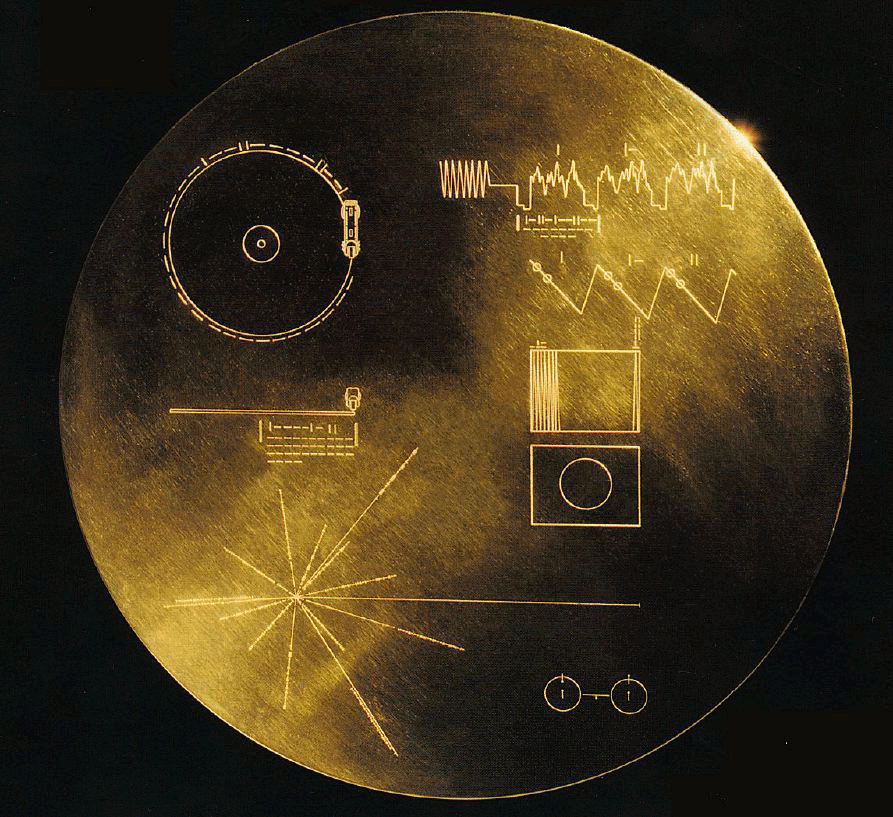 Disque d'or Voyager sons Terre NASA capsule temporelle espace interstellaire