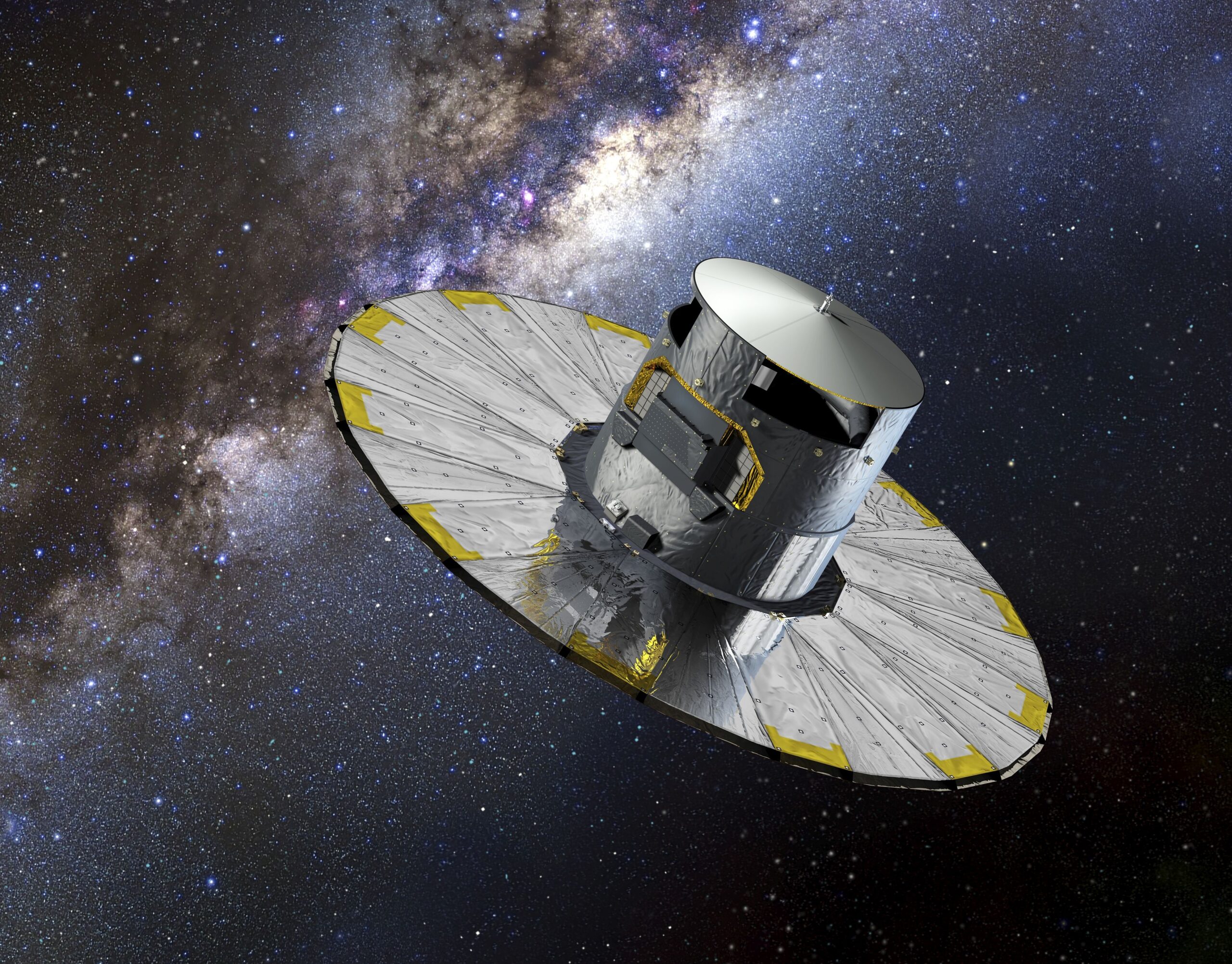 Gaia satellite ESA carte étoiles Voie lactée astrophysique astronomie espace